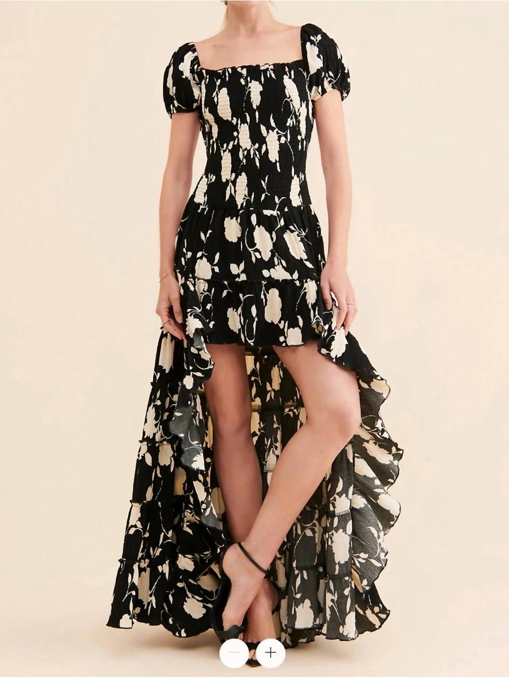 Muche & Muchette - Sakura Hi-low Ruffled Floral Dress
